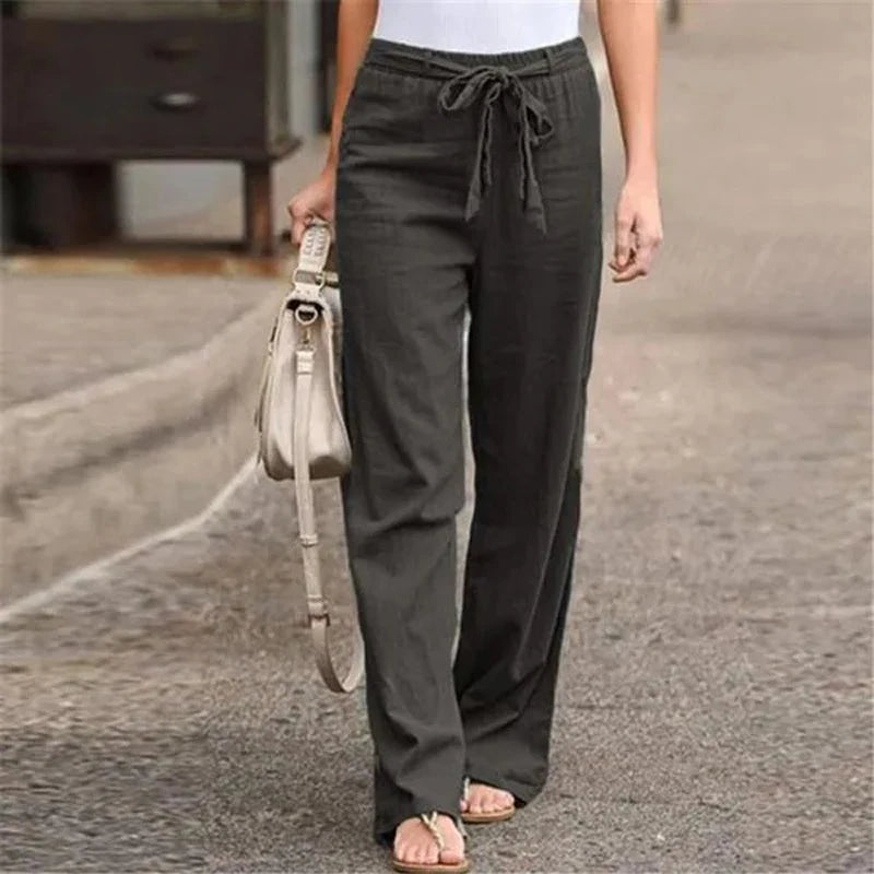 Nara™ | Breathable Elastic Linen Pants