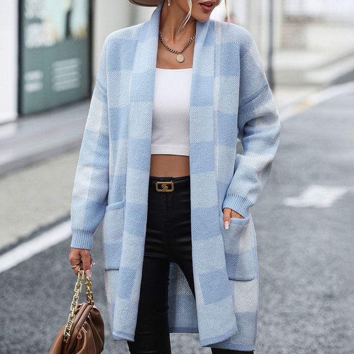 Mae™ | Casual Plaid Cardigan