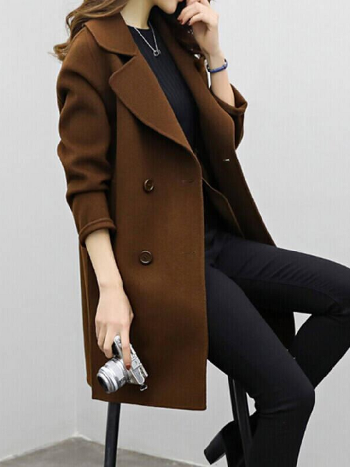 Roxana™ - Oversized Double-Breasted Coat