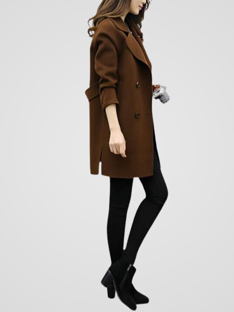 Roxana™ - Oversized Double-Breasted Coat