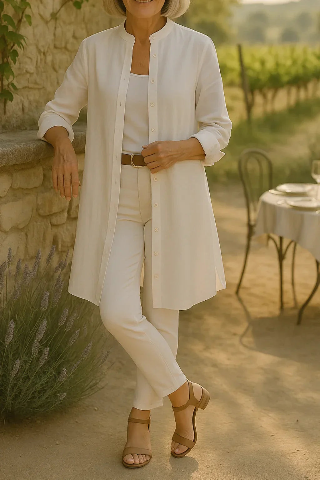 Camilya™ | Flared Cotton Shirt Jacket