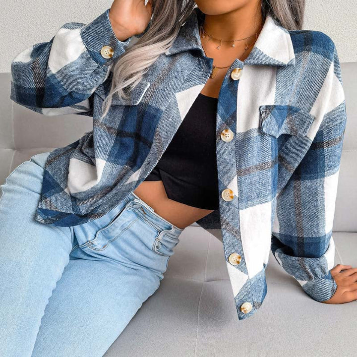 Lauren™ | Elegant and Comfortable Checkered Jacket