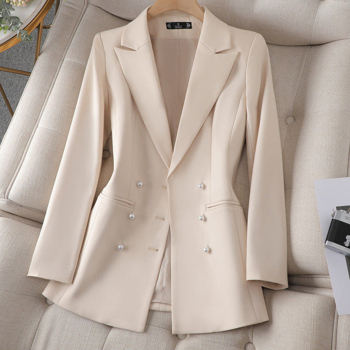 Ghita™ | Elegant Pearl Blazer