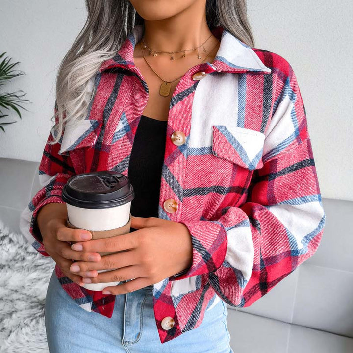 Lauren™ | Elegant and Comfortable Checkered Jacket
