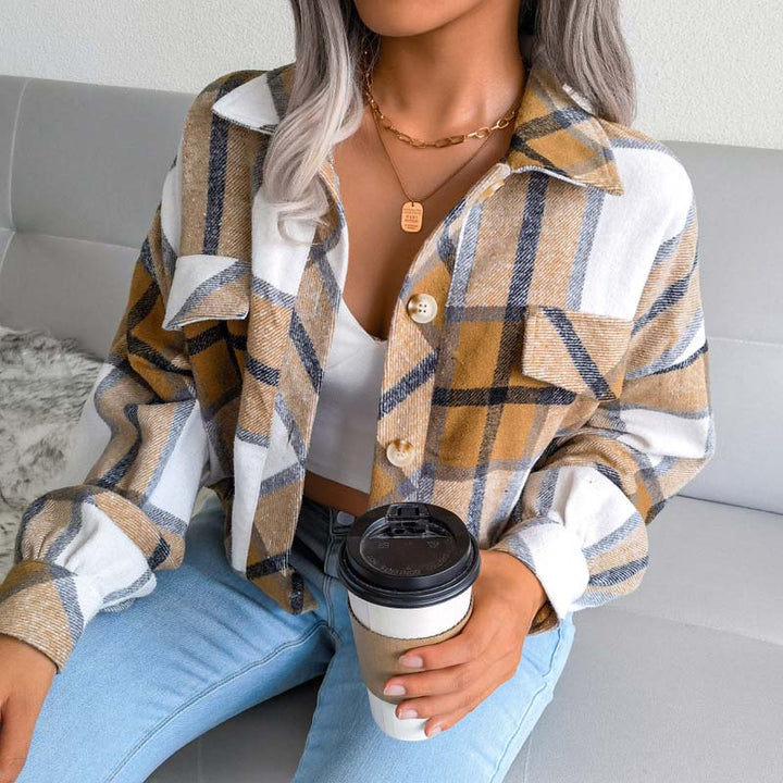Lauren™ | Elegant and Comfortable Checkered Jacket