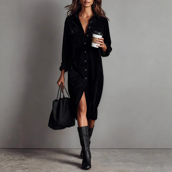 ROSAMUND™ – Timeless Corduroy Dress