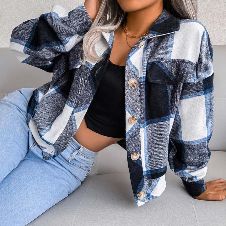 Lauren™ | Elegant and Comfortable Checkered Jacket