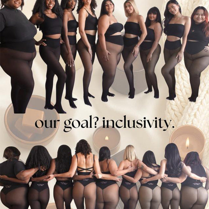 Fern™ | Fleece-Lined Sheer-Effect Tights