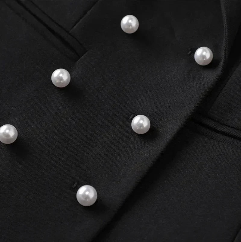 Ghita™ | Elegant Pearl Blazer