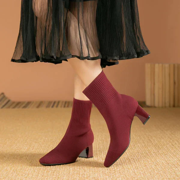 Josie™ | Chic Knitted Ankle Boots