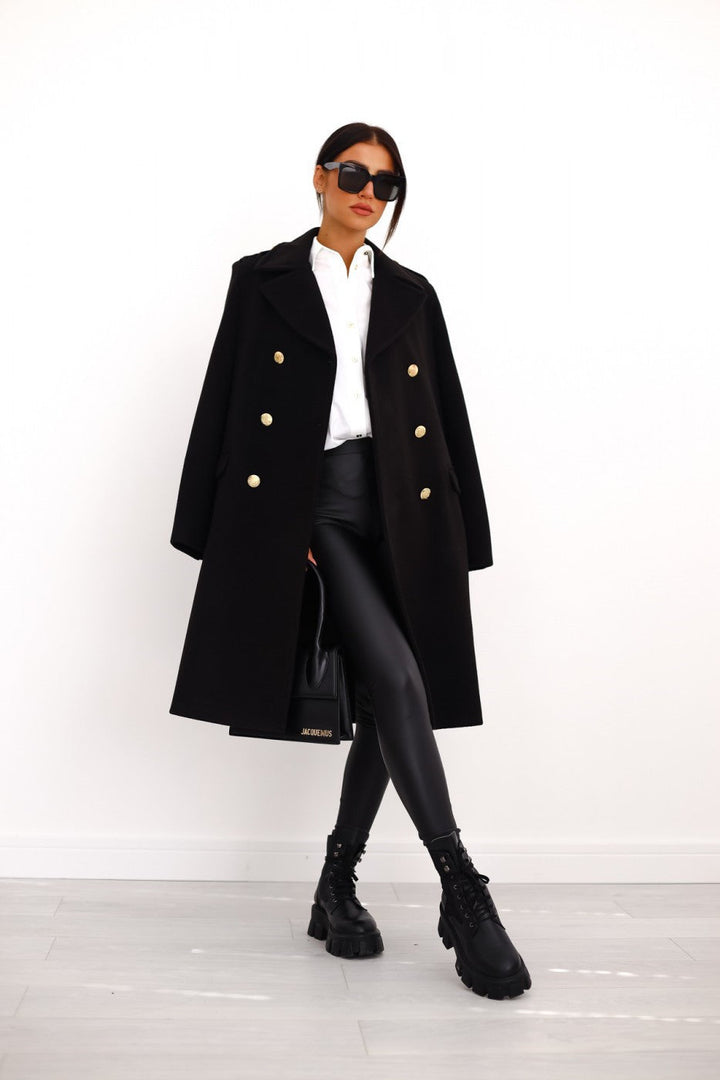 Double-Breasted Coat for Women