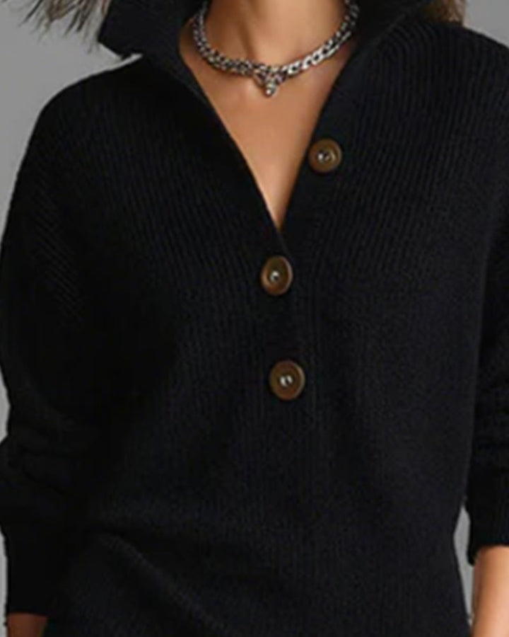 ROSETTA™ – Soft Knit Polo Dress