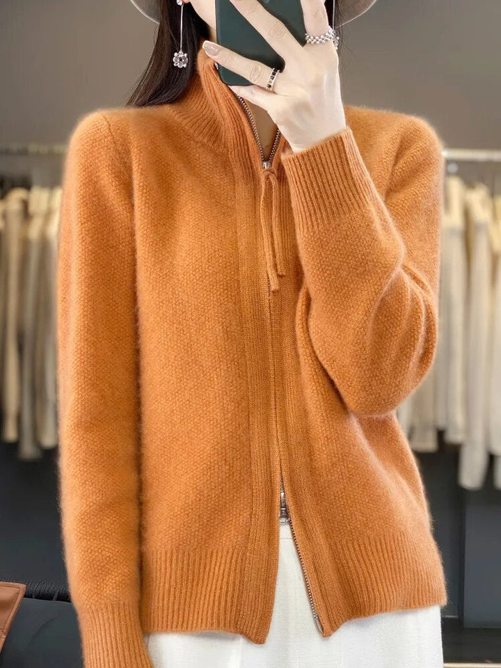 Lola™ | Elegant Zip Cardigan