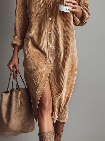 ROSAMUND™ – Timeless Corduroy Dress