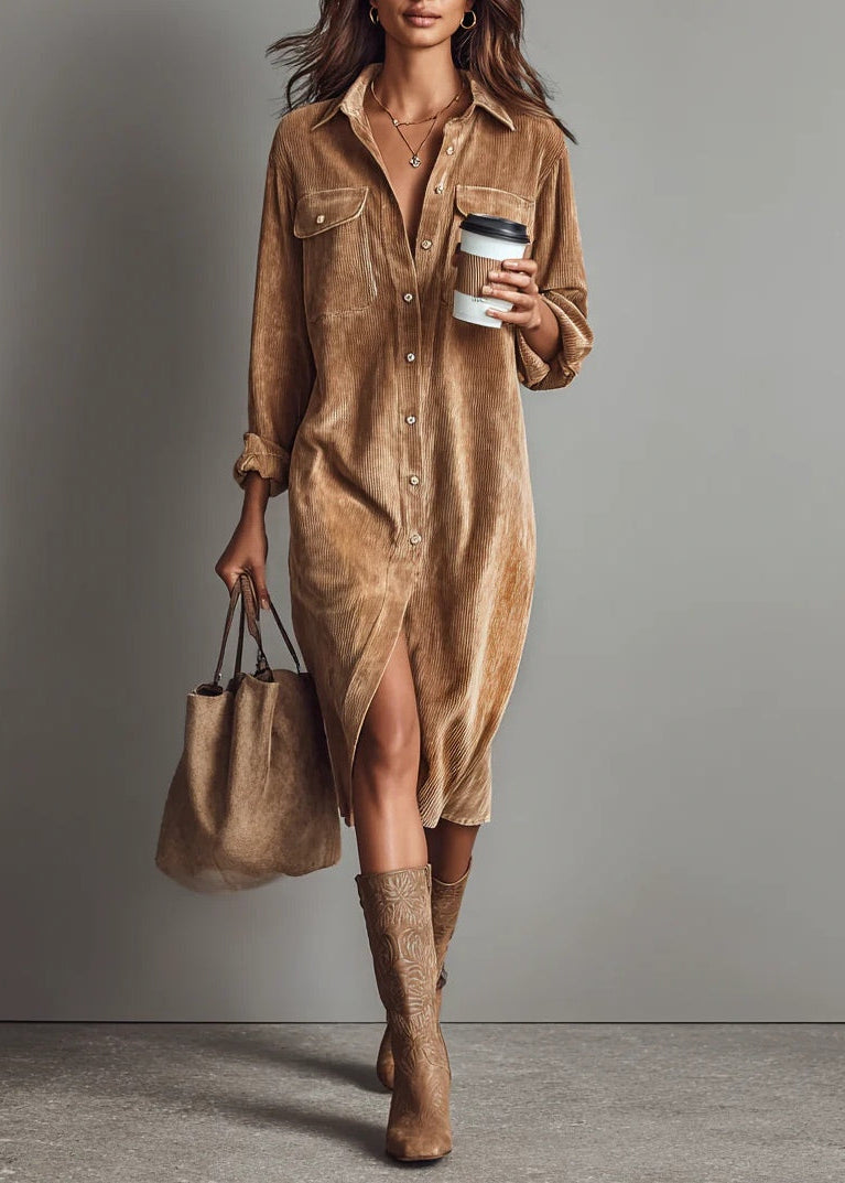 ROSAMUND™ – Timeless Corduroy Dress