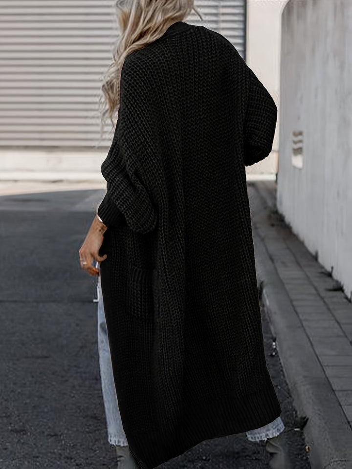 Suri™ | Elegant Deep V-Neck Cardigan - Comfort and Elegance