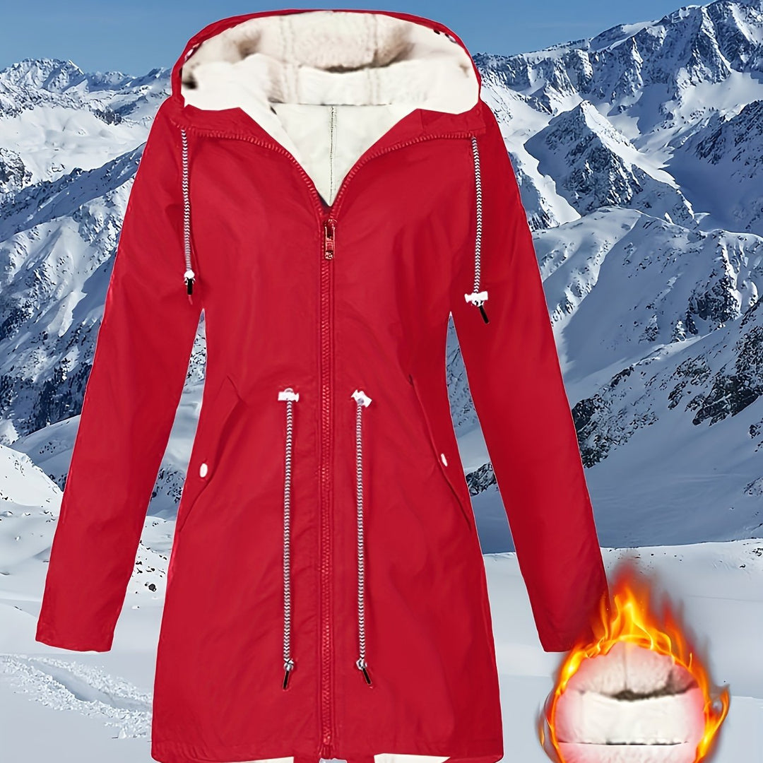 Teresa™ | Warm Fleece-Lined Waterproof Hooded Parka Coat