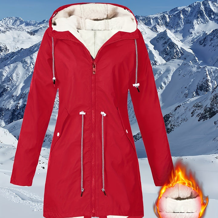 Teresa™ | Warm Fleece-Lined Waterproof Hooded Parka Coat