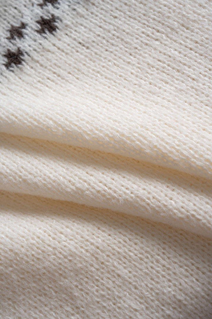 Knit Zipper Long Sleeve Cardigan