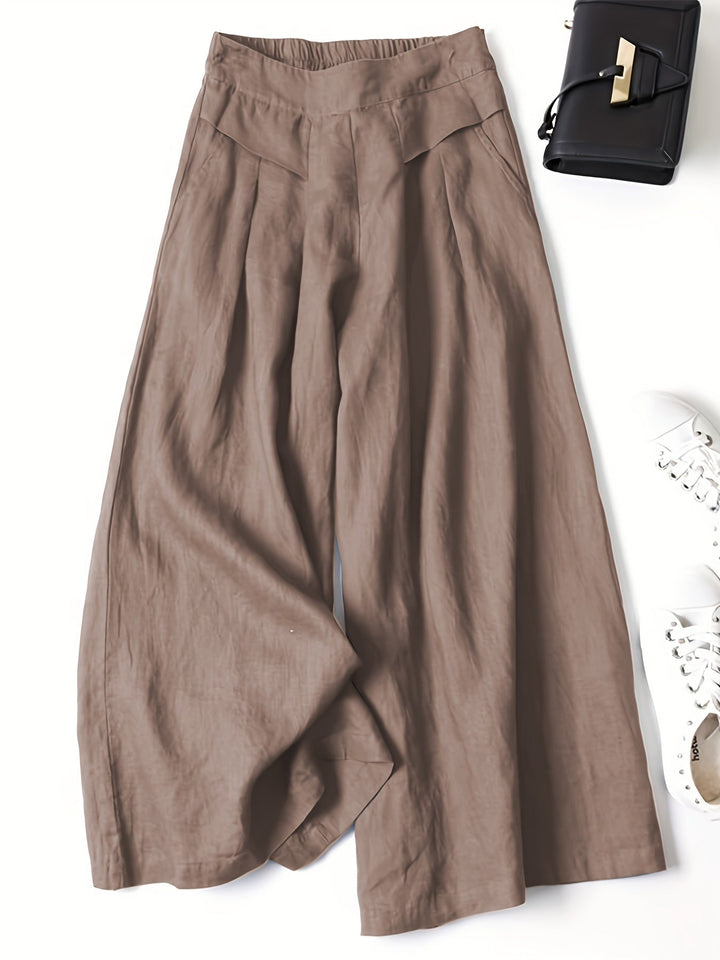 Jani™ | Retro Flared Linen Pants