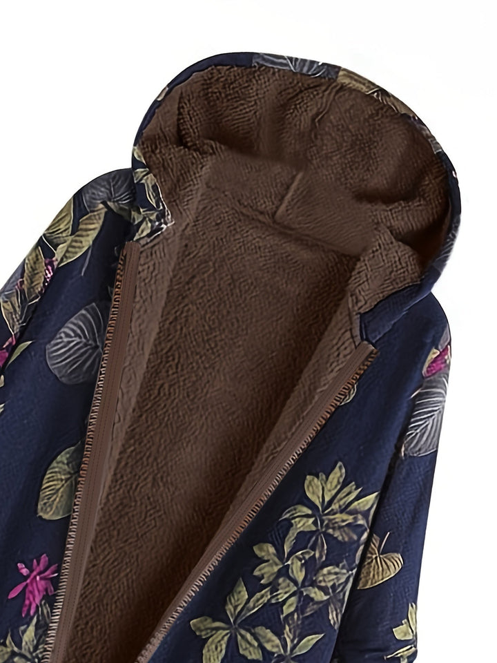 Flora™ | Long Floral Coat