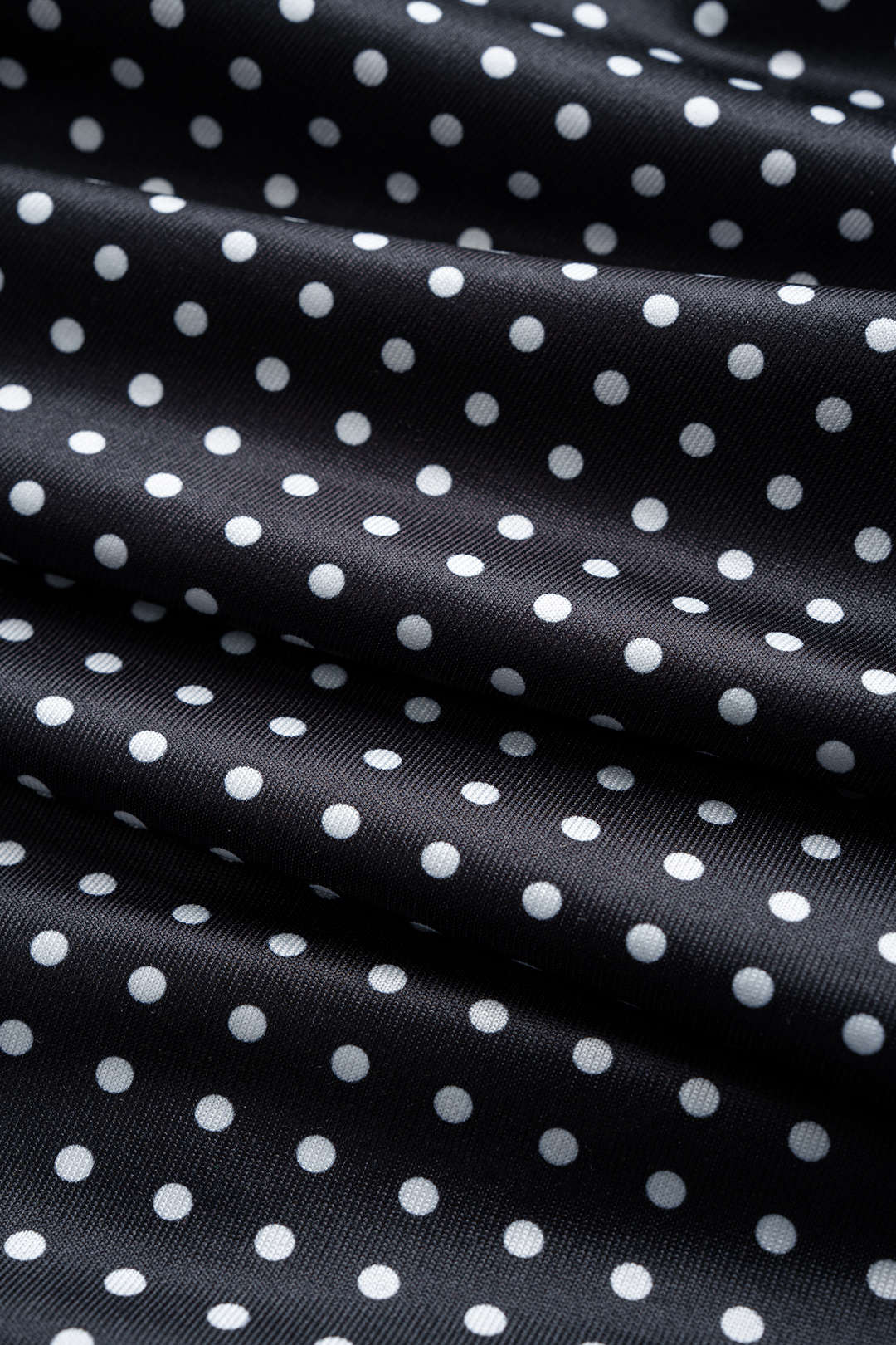 Polka Dots Print V-Neck 3D Flower Slip Sleeveless Maxi Dress