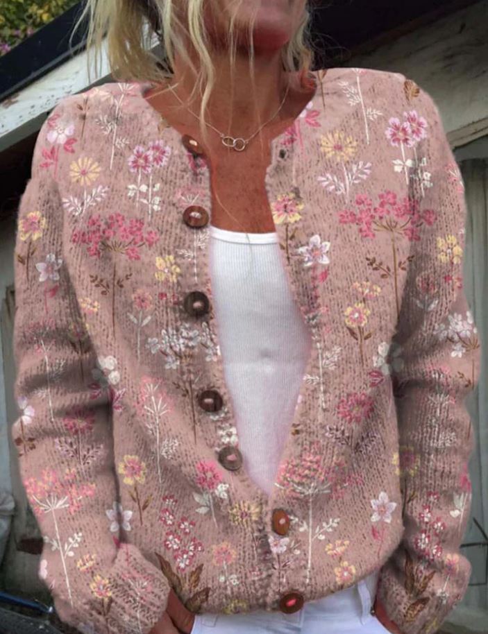 Hebe™ | Elegant Floral Cotton Vest