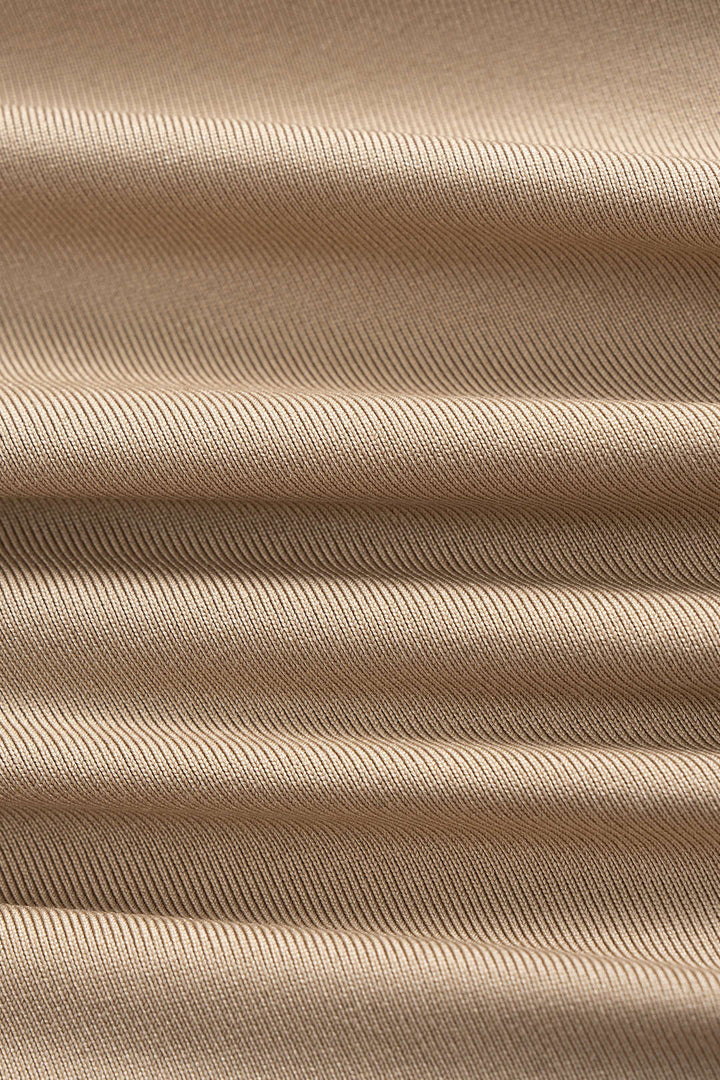 Ruched Asymmetrical Sleeveless Maxi Dress