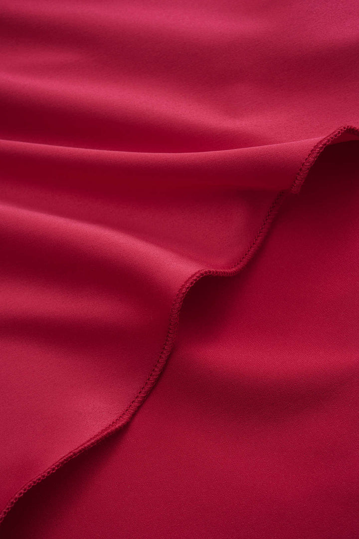 Off Shoulder Ruched Knotted Long-Sleeve Maxi Dress