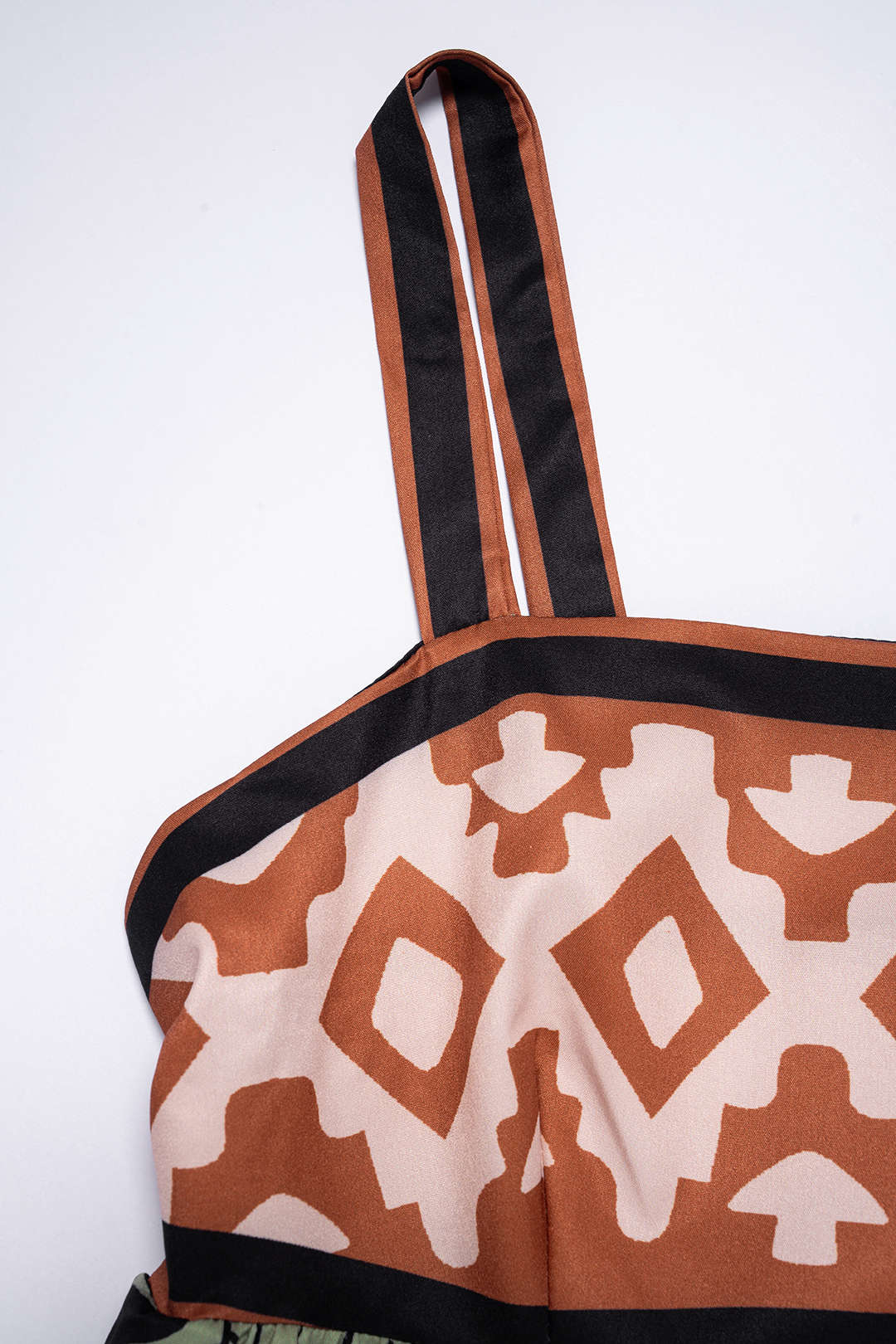 Bohemian Print Sleeveless Maxi Dress