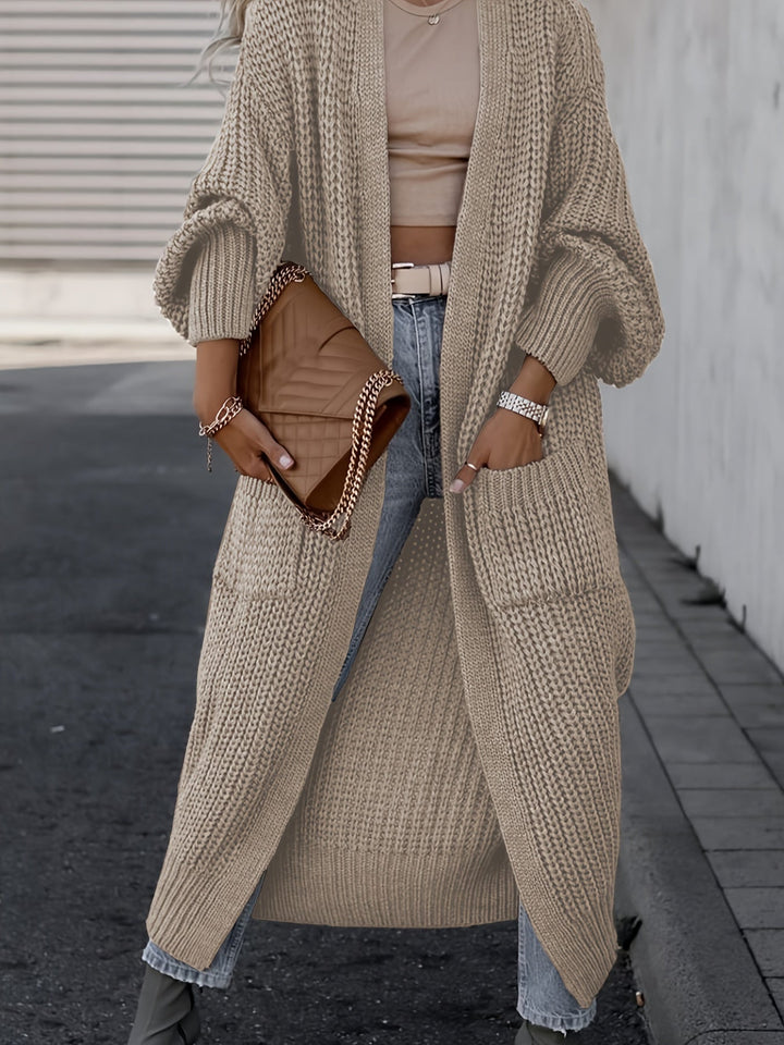 Suri™ | Elegant Deep V-Neck Cardigan - Comfort and Elegance