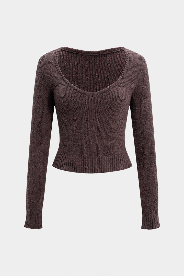 Knit Long-Sleeve Top