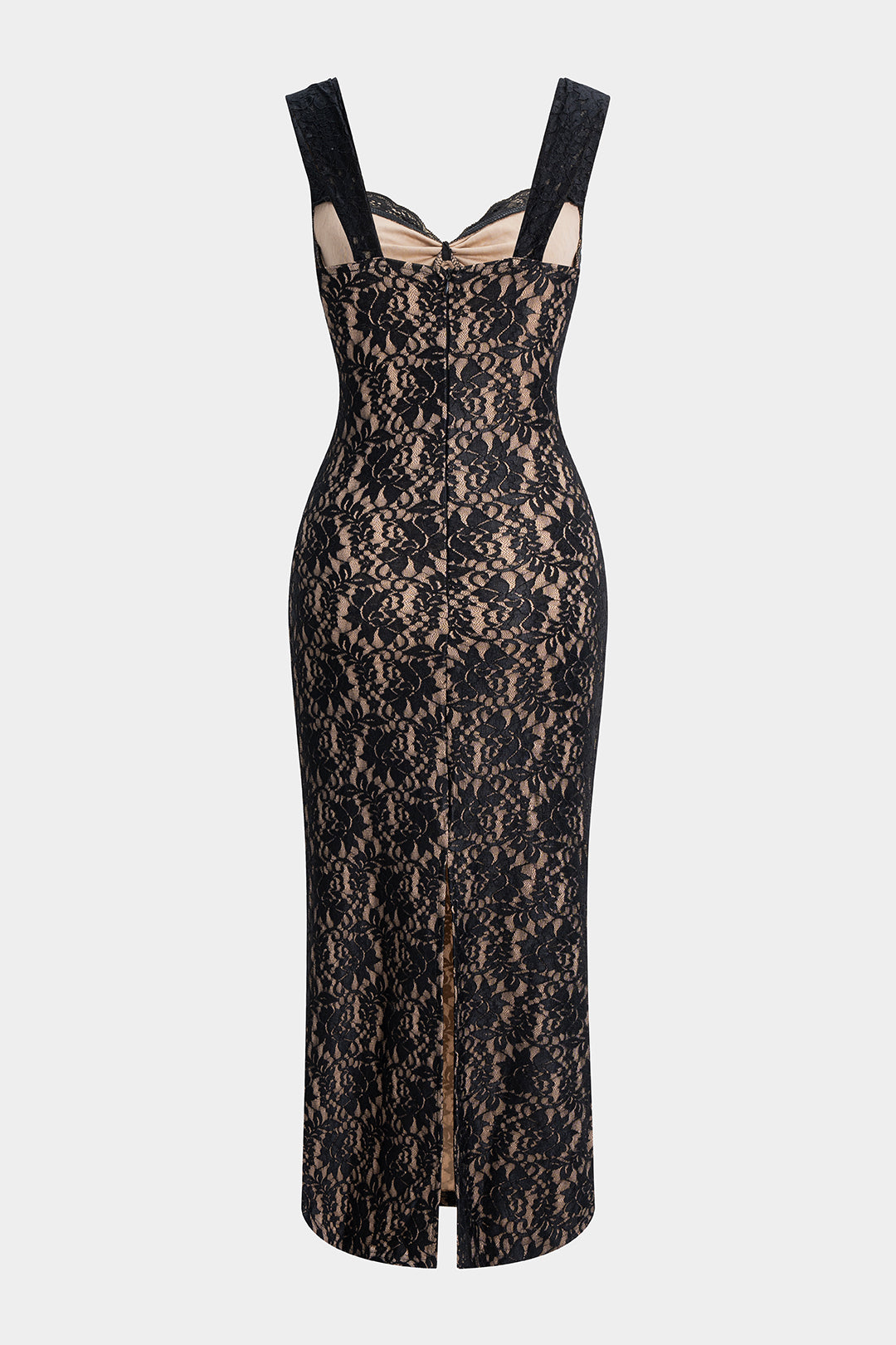 Lace Slip Sleeveless Maxi Dress