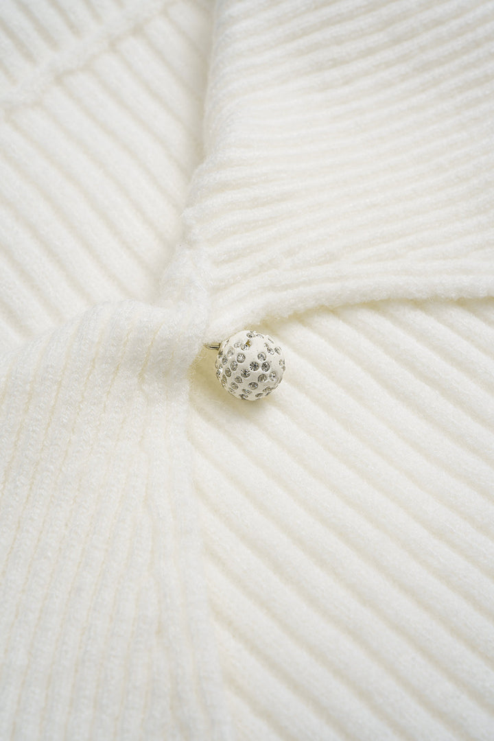 Knit Ribbed Long-Sleeve Top