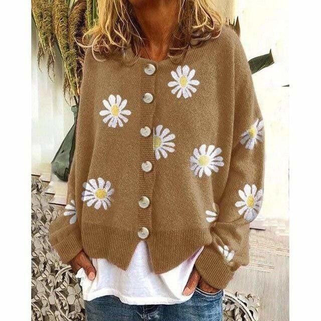 Keira™ | Elegant and Comfortable Floral Cardigan