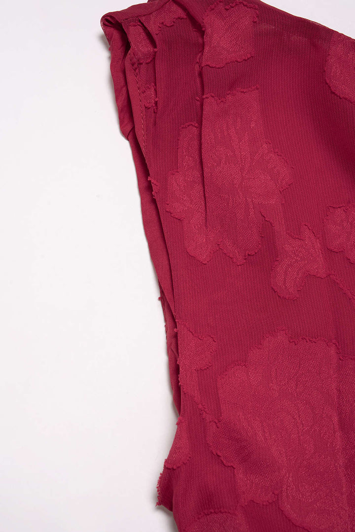 Jacquard Patchwork Lace Round Neck Backless Tie Back Sleeveless Maxi Dress