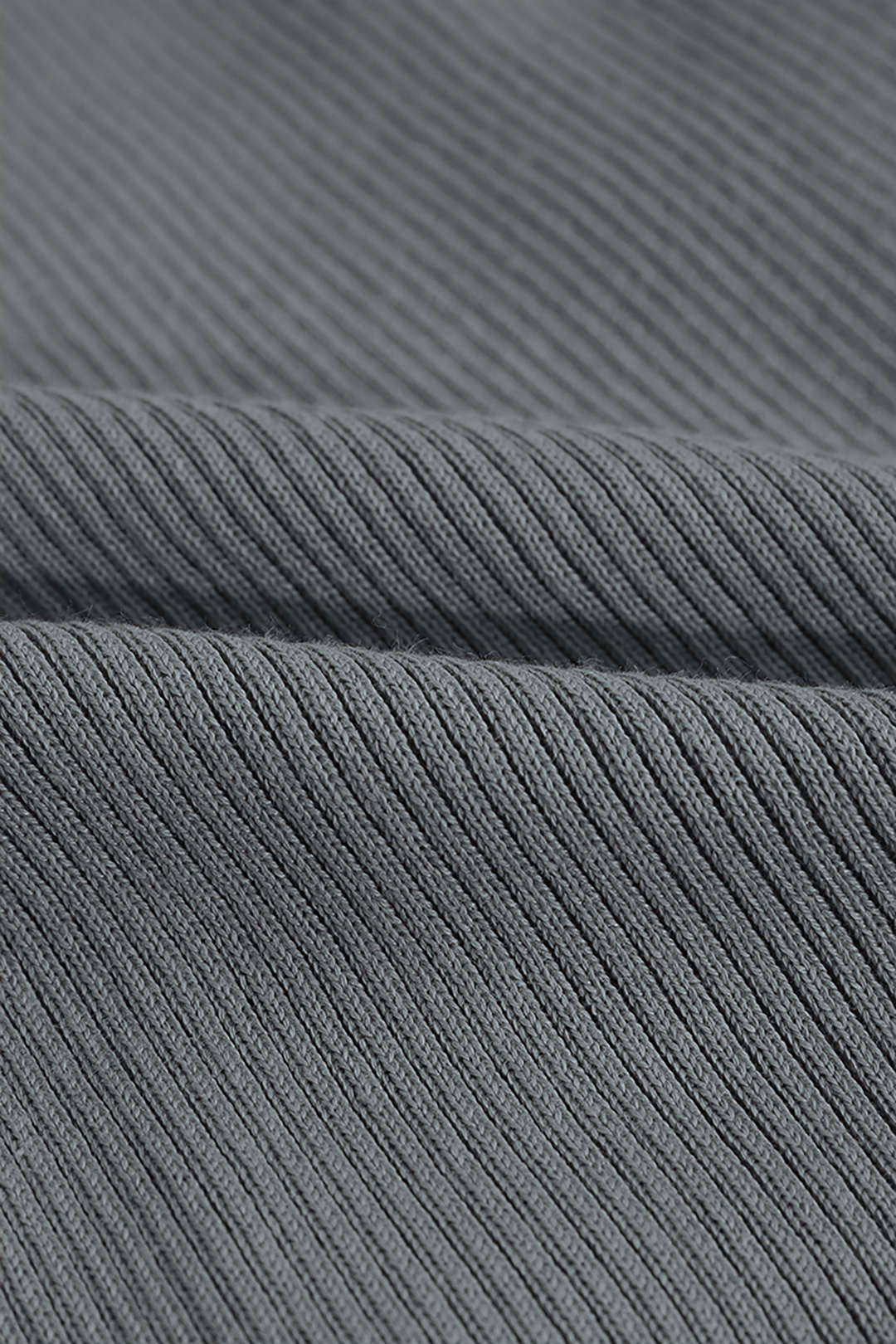 Shell Sleeve Ribbed Buttons Down Maxi Dress Mesh