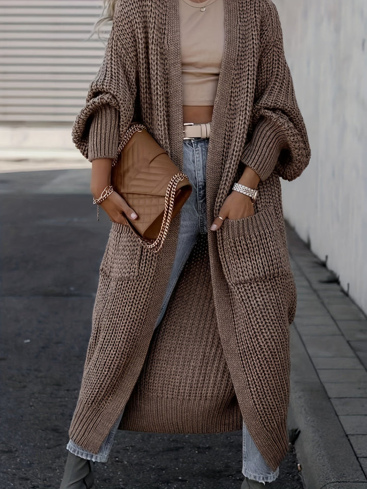 Suri™ | Elegant Deep V-Neck Cardigan - Comfort and Elegance