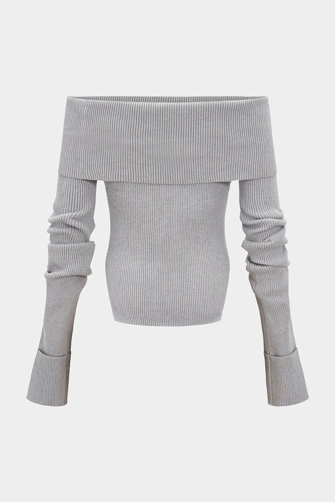 Knit Off Shoulder Long-Sleeve Top