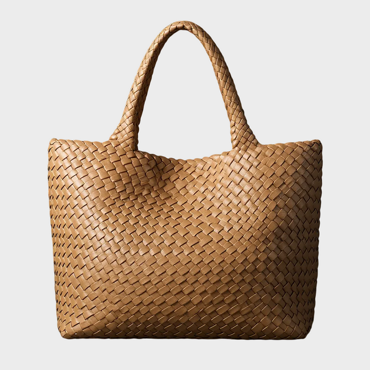 Rissa - Handwoven Leather Tote Bag