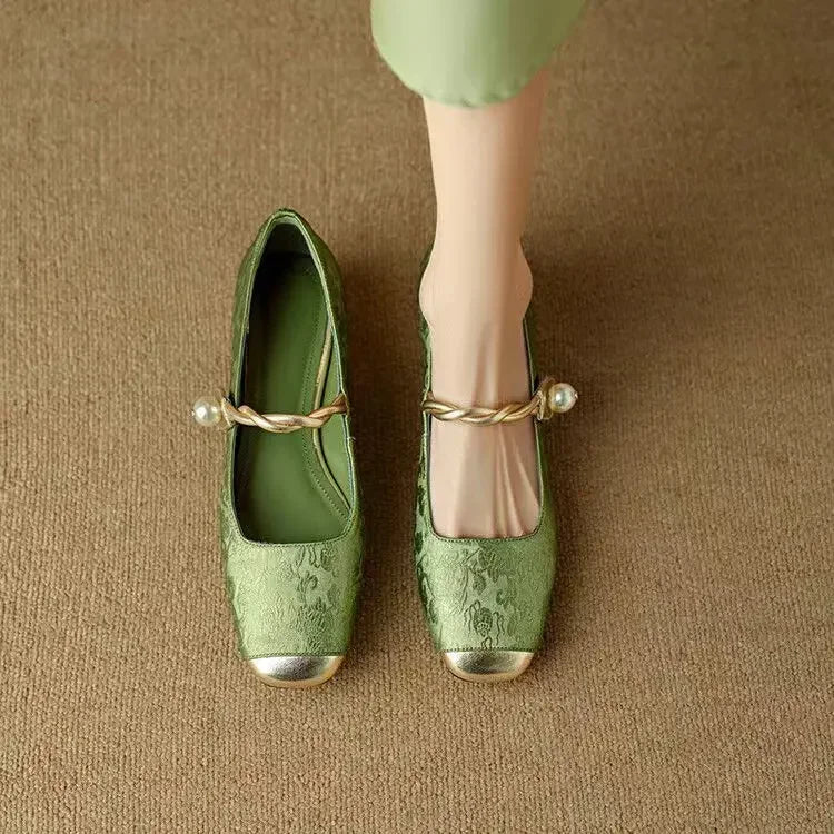 Mestelle™ | Elegant Leather Mary Janes