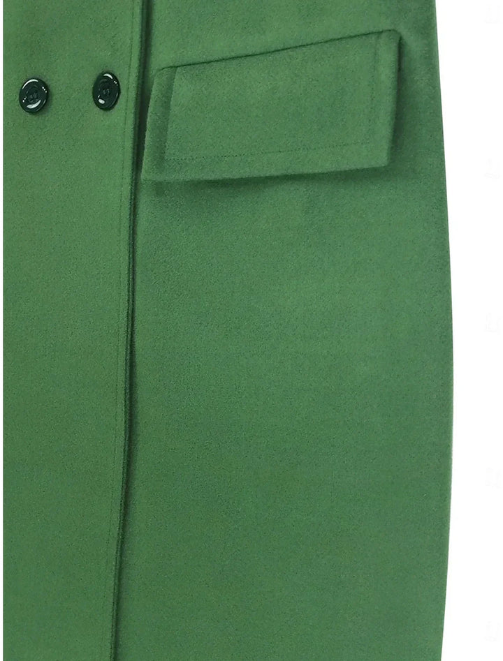 Dami™ | Long Wool Coat + Free Cashmere Scarf